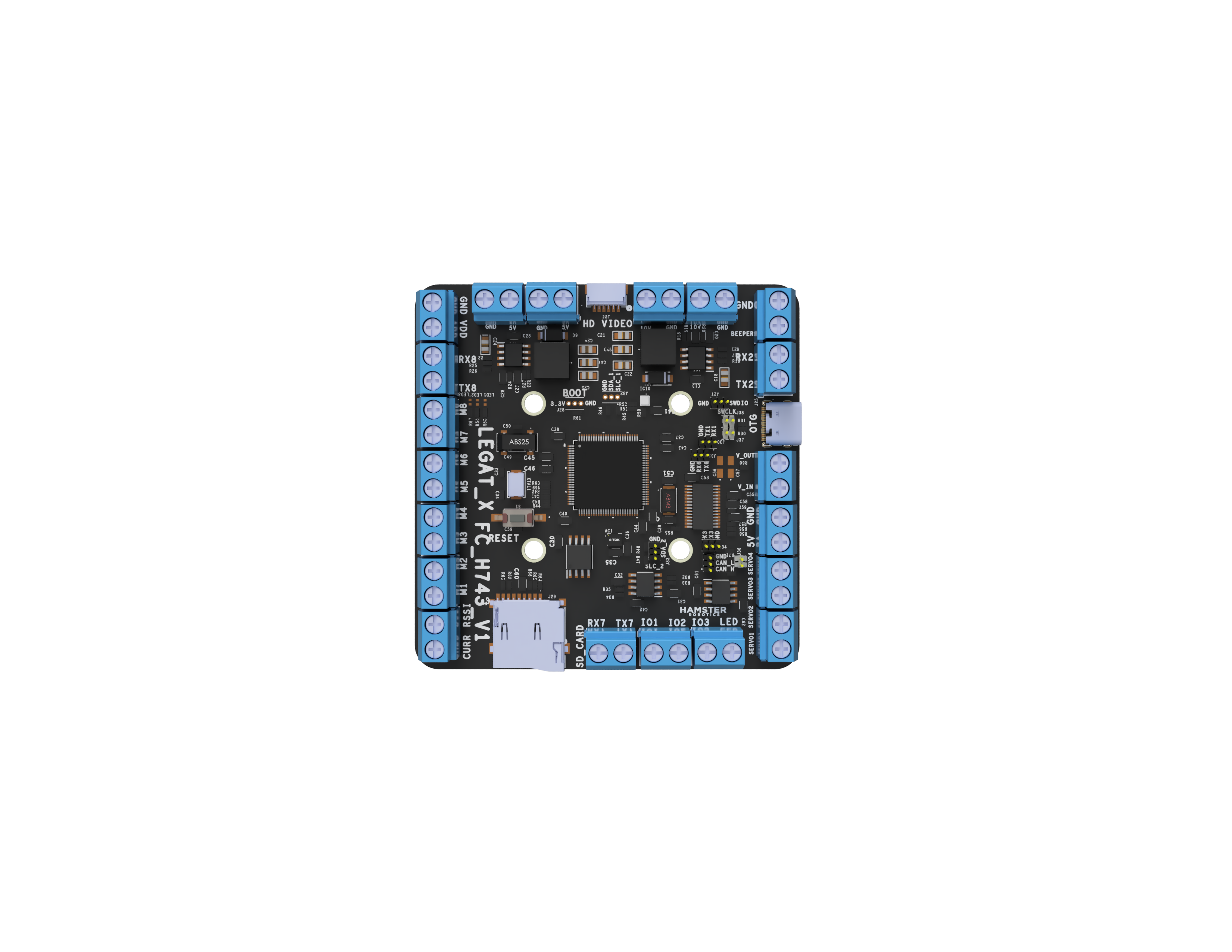 STM32H743 UAV Flight Controller