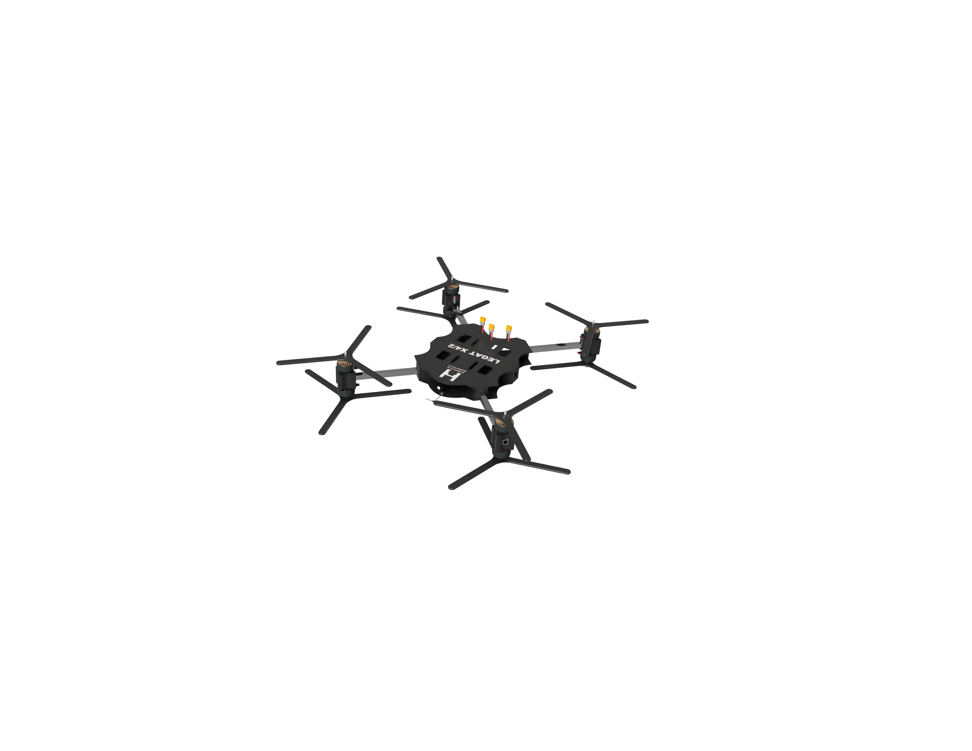 Coaxial Quadcopter UAV — 8-Motor Platform