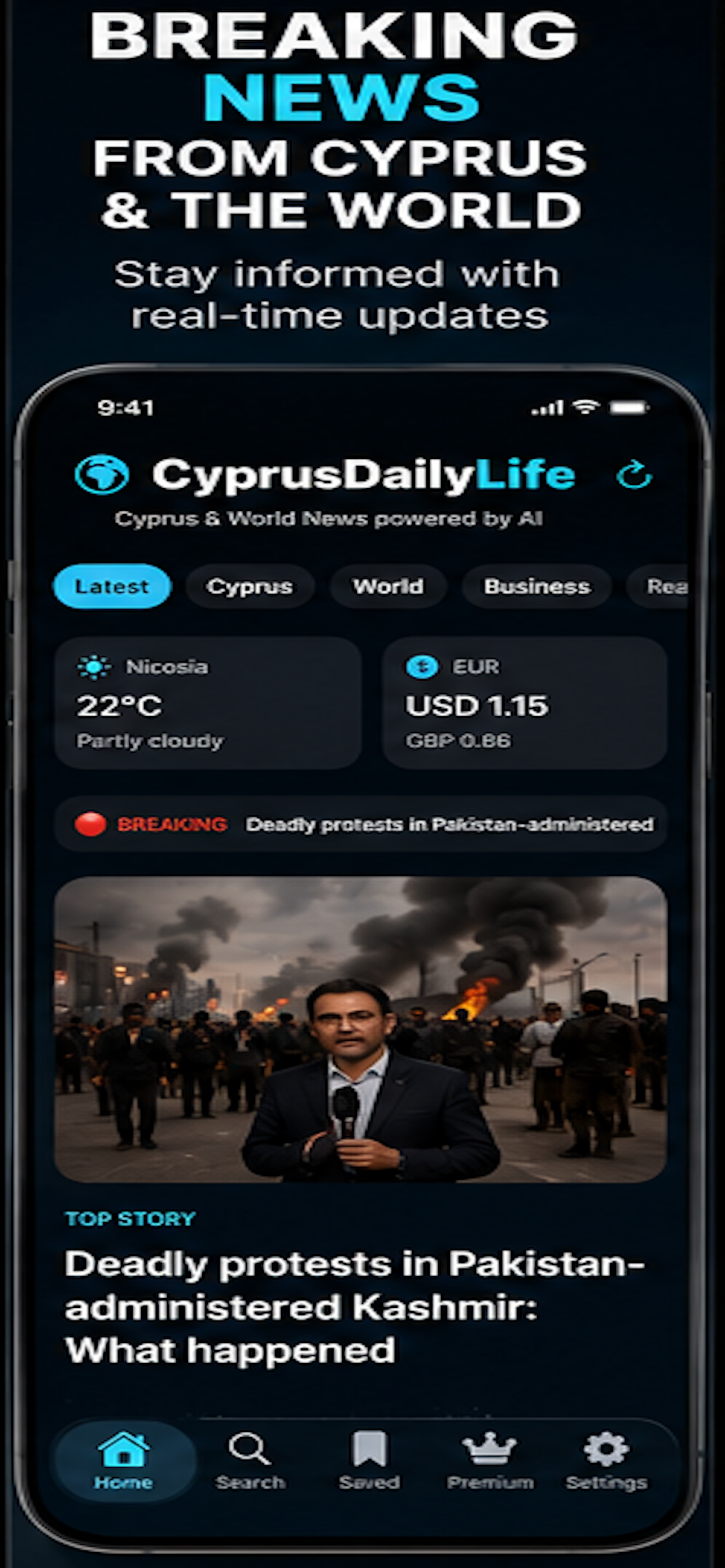 CyprusDailyLife — AI-Powered iOS News Platform