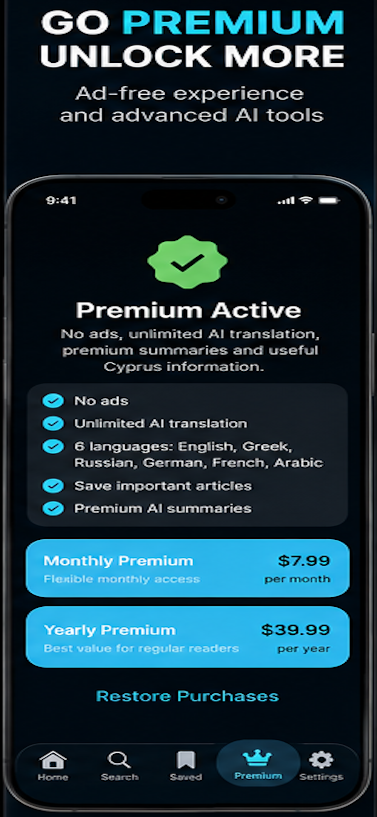 CyprusDailyLife — AI-Powered iOS News Platform
